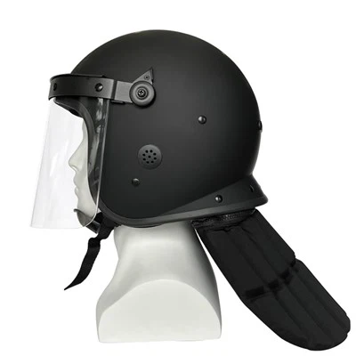 Mũ bảo hiểm chống bạo động tiên tiến có kính chắn mặt